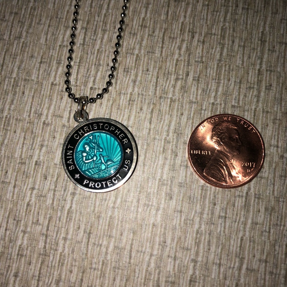 Saint Christopher necklace
